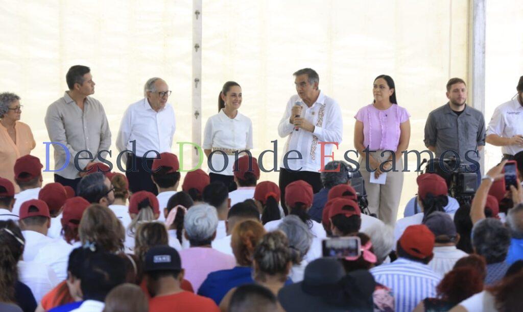 Claudia Sheinbaum pone en marcha en Tamaulipas programa Salud Casa por Casa