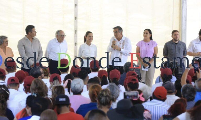 Claudia Sheinbaum pone en marcha en Tamaulipas programa Salud Casa por Casa