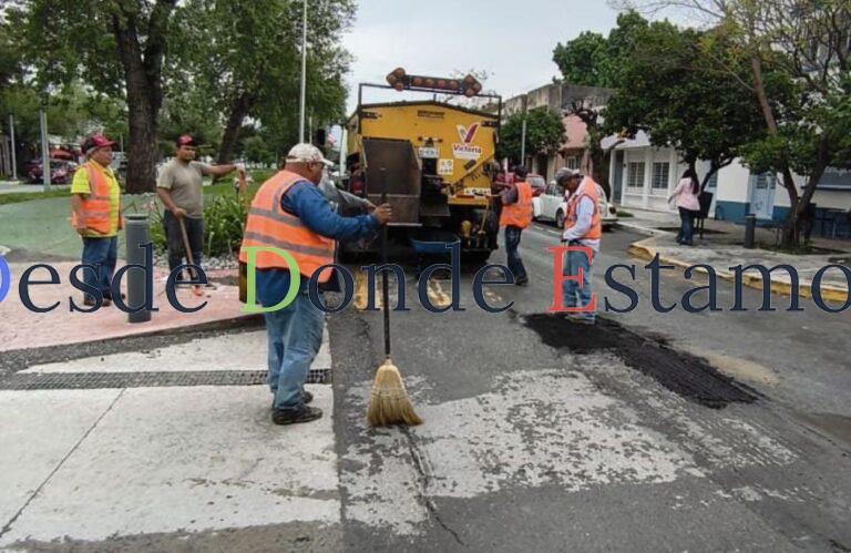 Reactiva Municipio programa emergente de bacheo