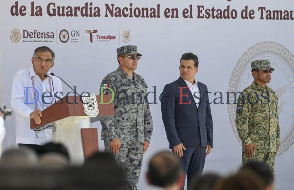 Asiste Gattás a cambio de mando en Guardia Nacional en Tamaulipas