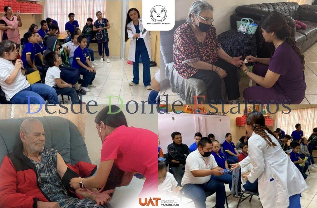Atiende UAT con servicios médicos gratuitos a grupos vulnerables y adultos mayores