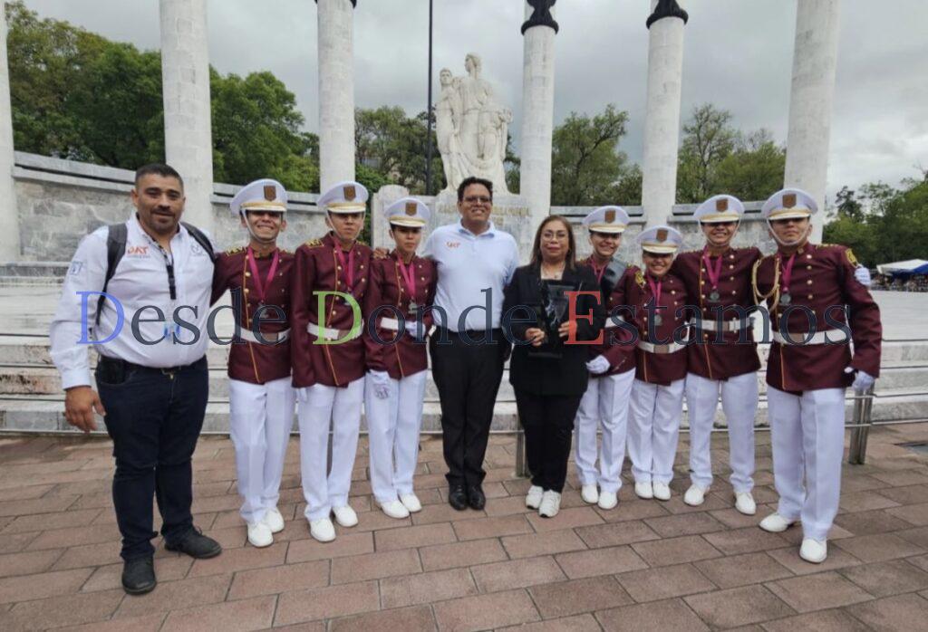 Obtiene UAT segundo lugar nacional en competencia de escoltas y bandas de guerra