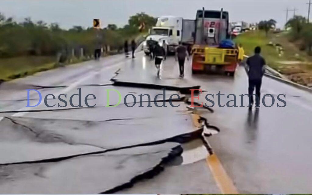 Daños en carreteras federales y caminos rurales por “Barry”, ascienden a 65 mdp