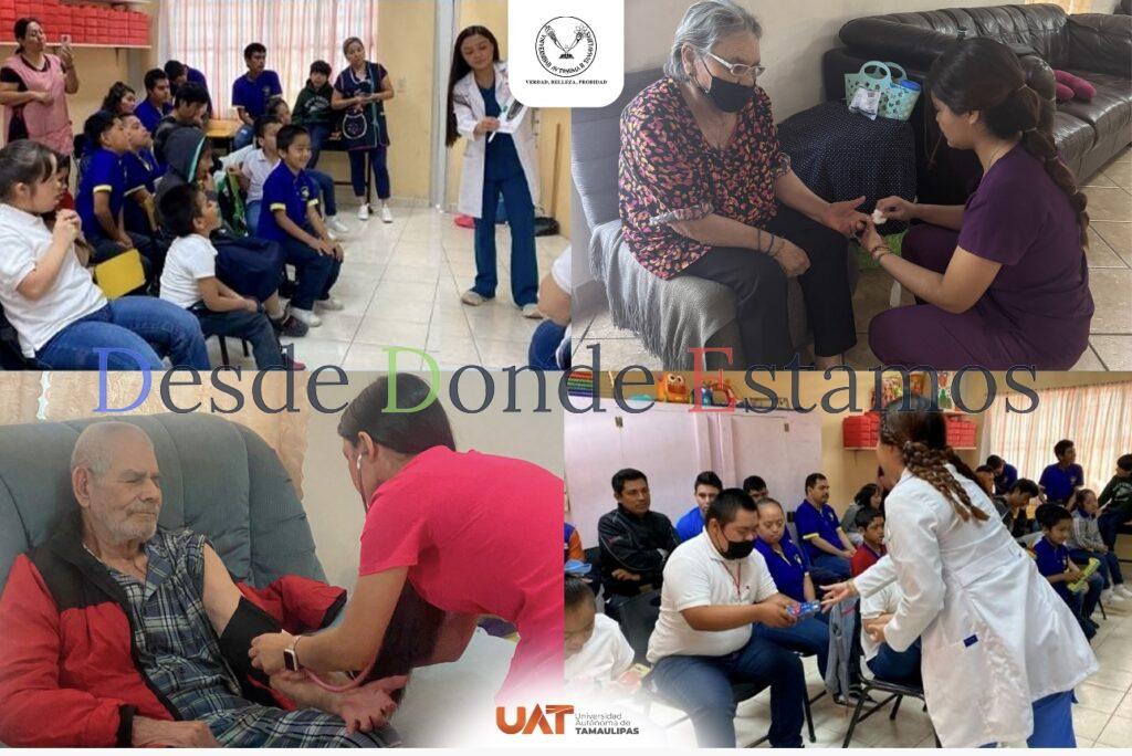 Atiende UAT con servicios médicos gratuitos a grupos vulnerables y adultos mayores