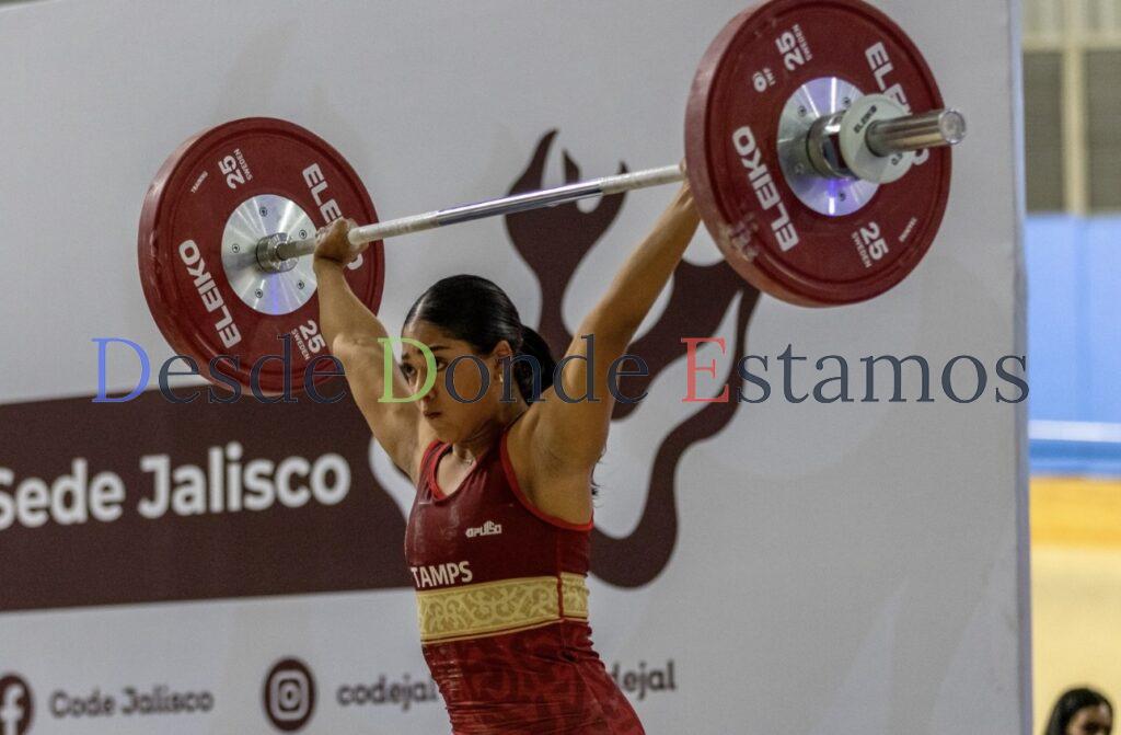Suma Tamaulipas nueve medallas en levantamiento de pesas de la Olimpiada Nacional 2025