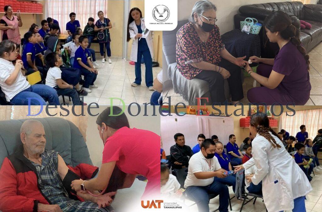 Atiende UAT con servicios médicos gratuitos a grupos vulnerables y adultos mayores