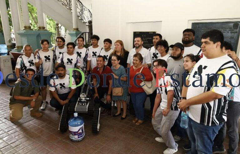 Recibe Cabildo a robot nixito