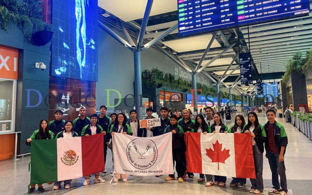 Estudiantes del CeINA UAT viven experiencia cultural en Canadá