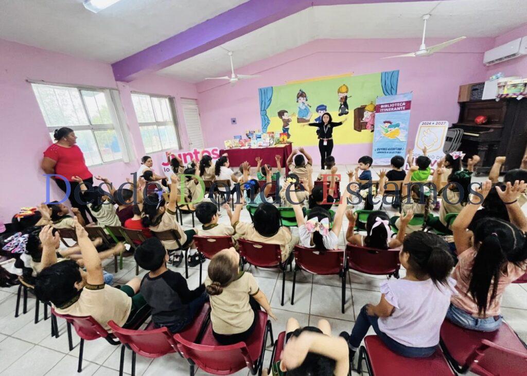 Biblioteca itinerante promueve lectura en más de 5 mil niños y adolescentes