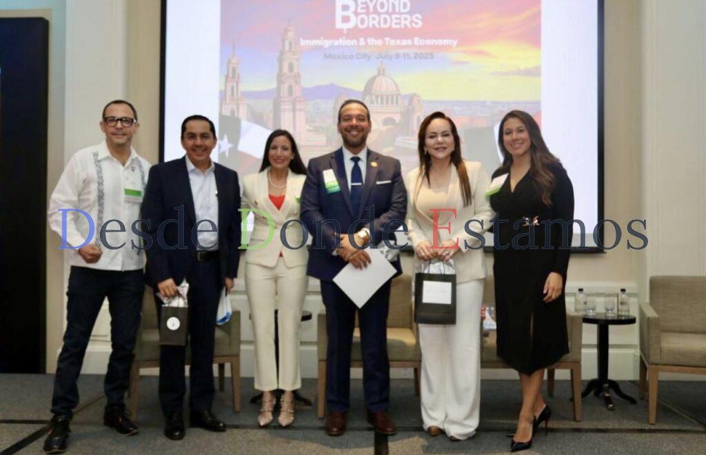 Carmen Lilia muestra liderazgo de Nuevo Laredo en foro internacional sobre economía e inmigración