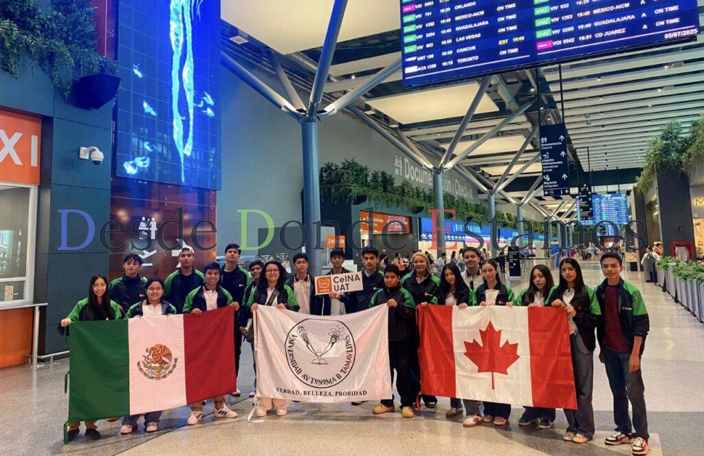 Estudiantes del CeINA UAT viven experiencia cultural en Canadá