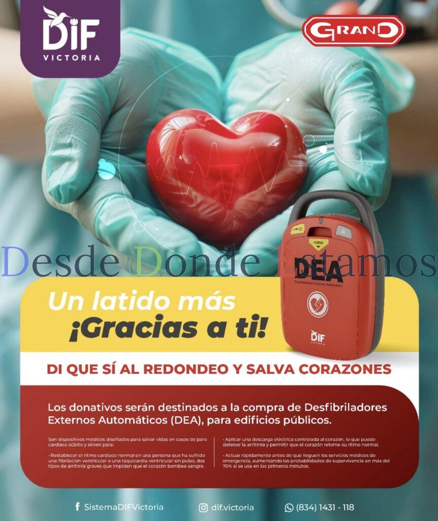 GranD y DIF Victoria se unen para salvar vidas a través del redondeo