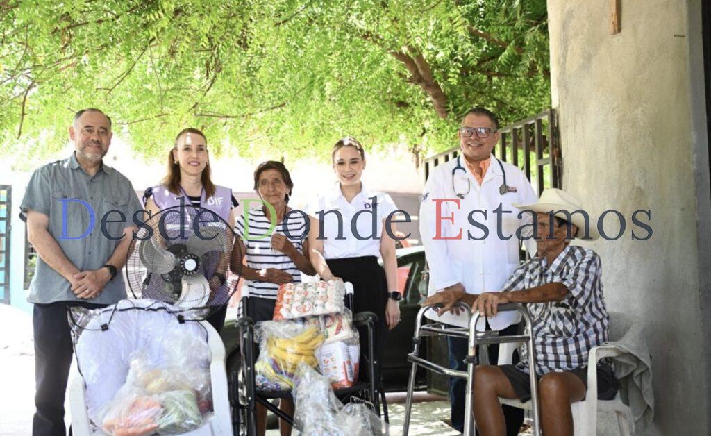 Brinda DIF Victoria atención a matrimonio de adultos mayores