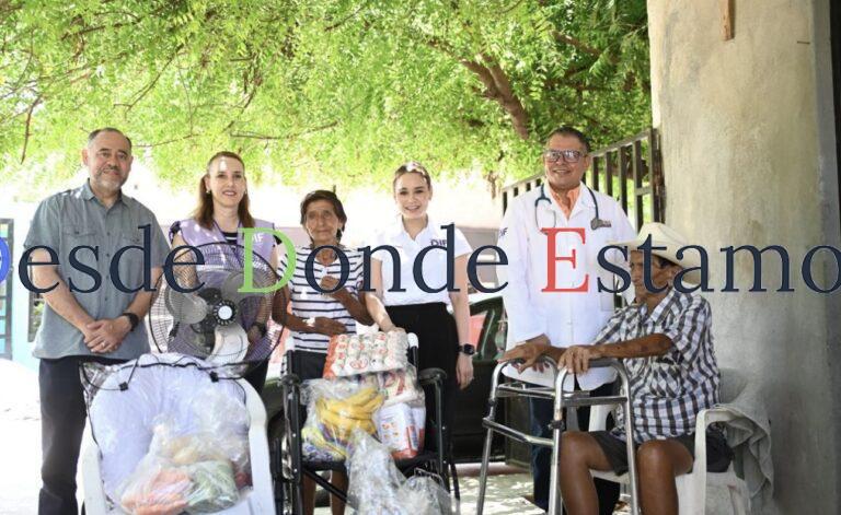 Brinda DIF Victoria atención a matrimonio de adultos mayores