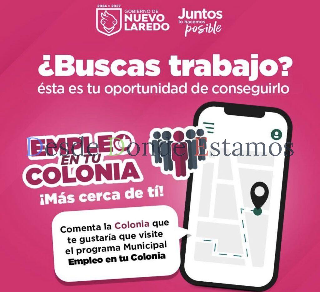 Acercan a neoladerendes “Empleo en tu Colonia”