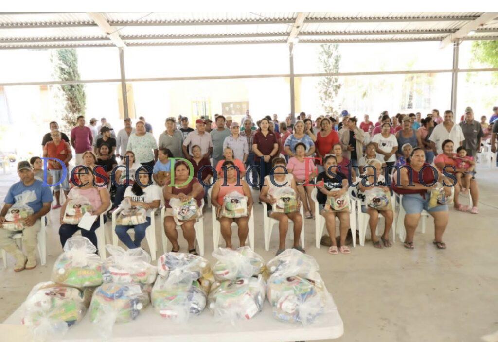 Paquetes alimentarios y empleo temporal para municipios del sur