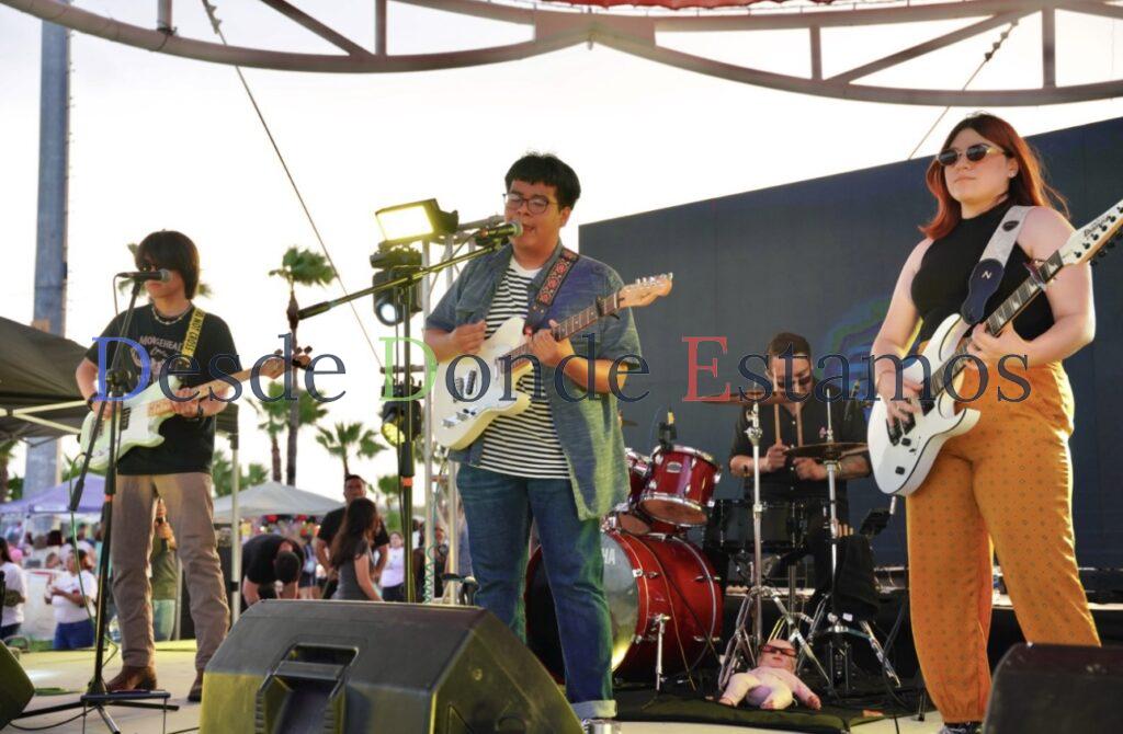 Rockeando en El Laguito reúne a cientos de jóvenes y familias