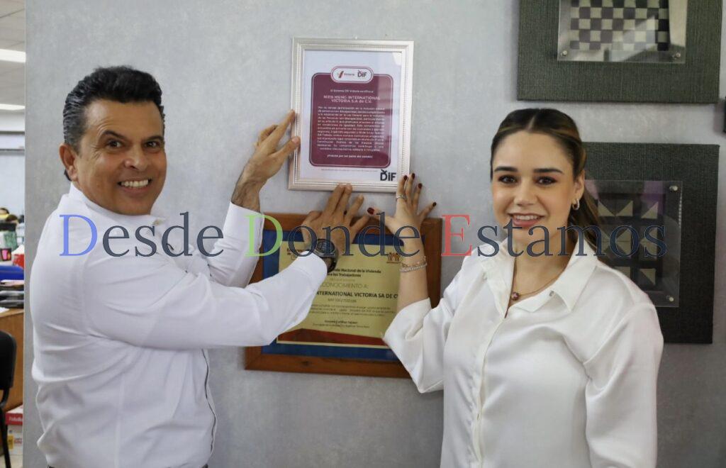 Certifican DIF y Municipio a Nien Hsing International como empresa inclusiva