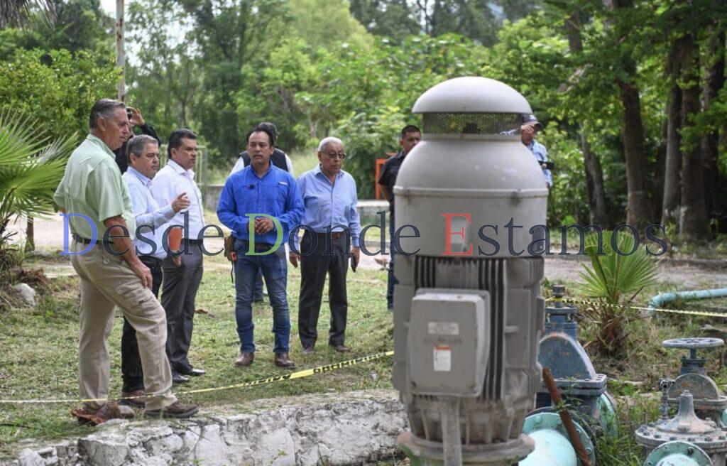 Supervisa alcalde los manantiales de La Peñita