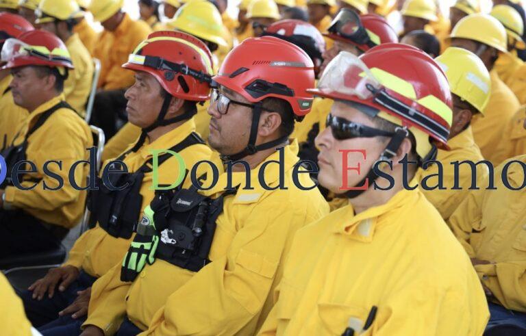 Reconocen labor de brigadistas en Combate de Incendios Forestales