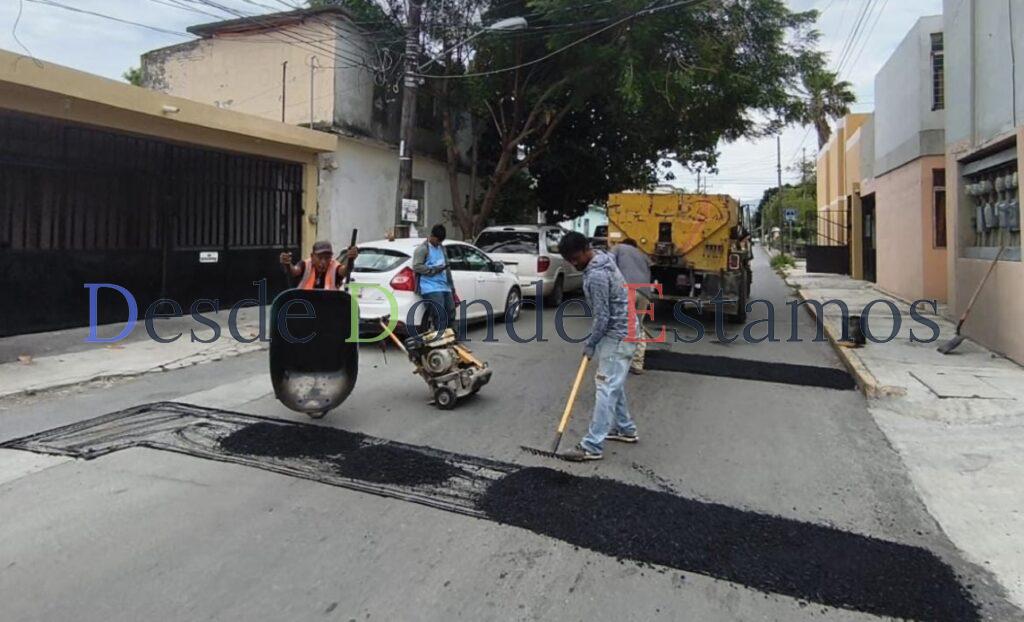 Rehabilitación de calles no se detiene