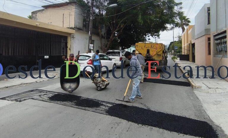 Rehabilitación de calles no se detiene