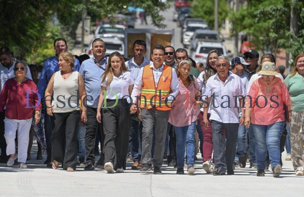 Se entrega nueva calle de concreto hidráulico en la San Marcos II