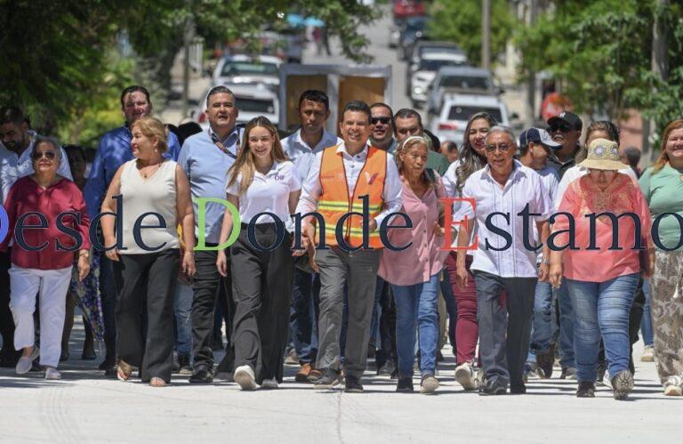 Se entrega nueva calle de concreto hidráulico en la San Marcos II