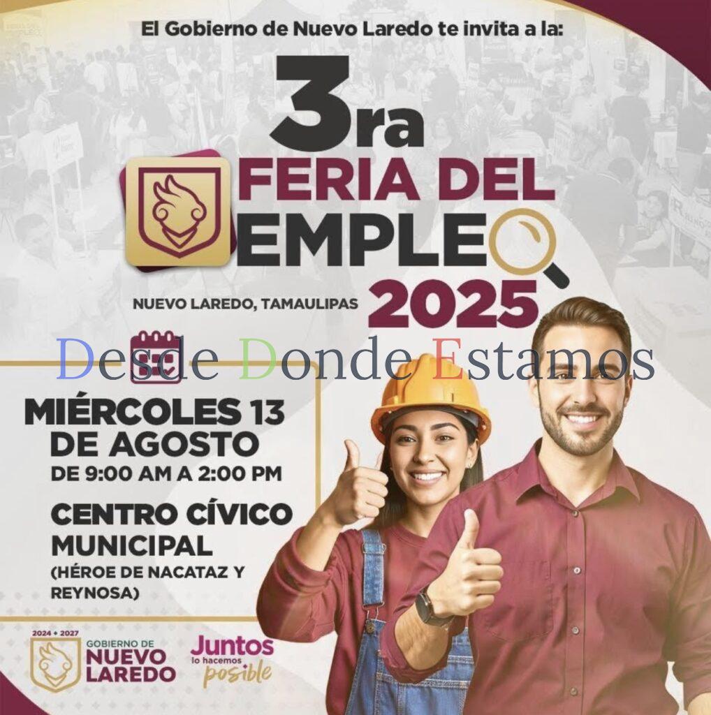Preparan en Nuevo Laredo 3ra Feria del Empleo