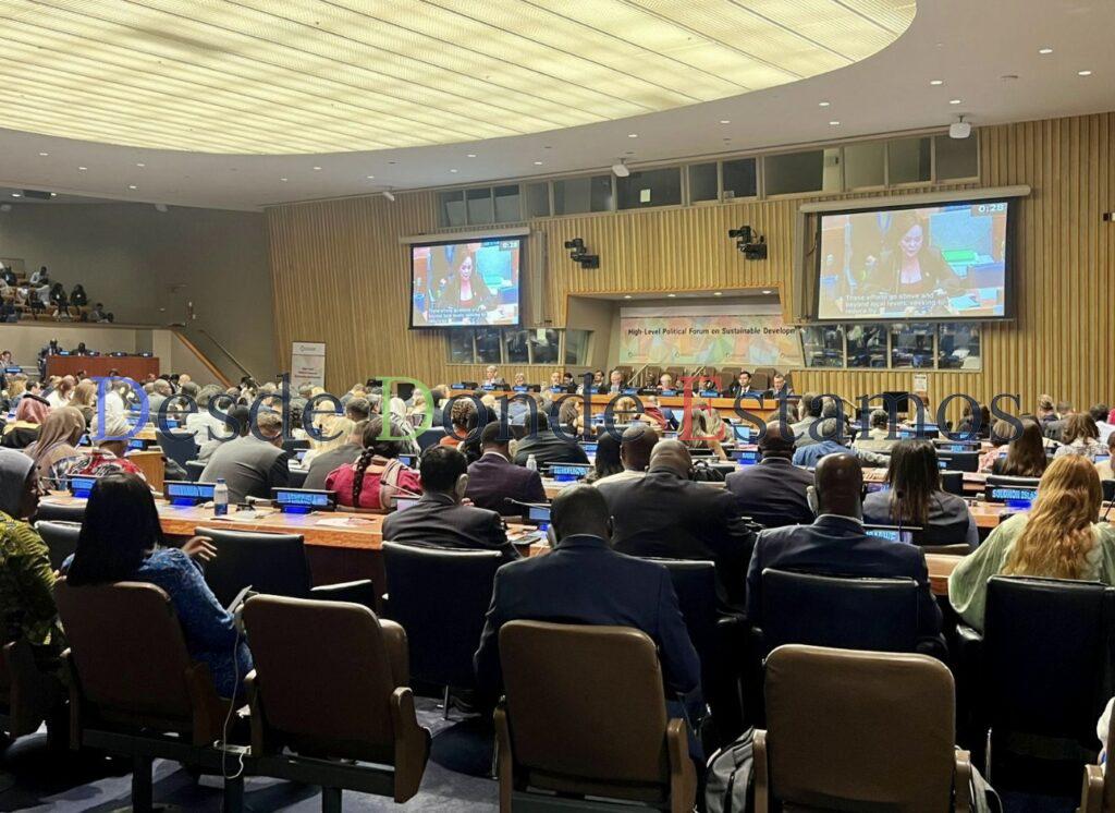 Presenta Carmen Lilia ante la ONU modelo de saneamiento de agua en Nuevo Laredo