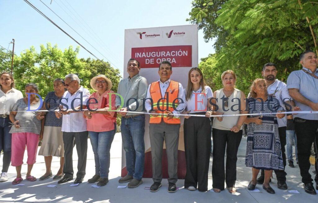 Se entrega nueva calle de concreto hidráulico en la San Marcos II