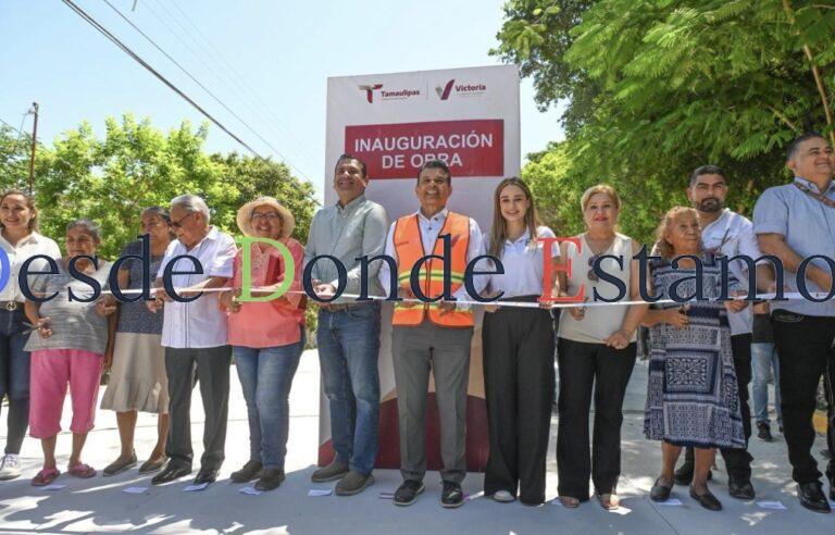 Se entrega nueva calle de concreto hidráulico en la San Marcos II