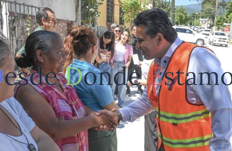Se entrega nueva calle de concreto hidráulico en la San Marcos II