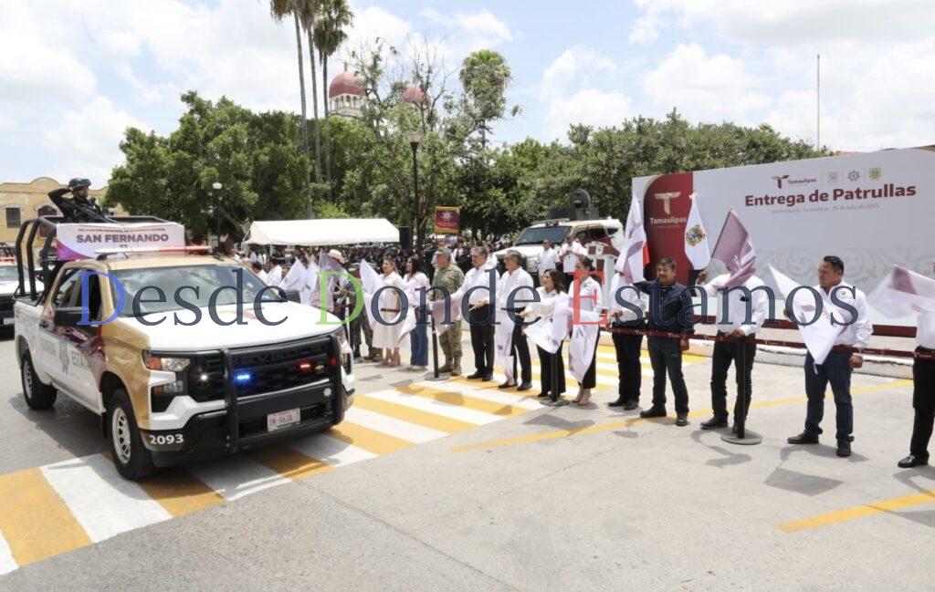 Entrega gobernador Villarreal Anaya 70 patrullas más a la Guardia Estatal