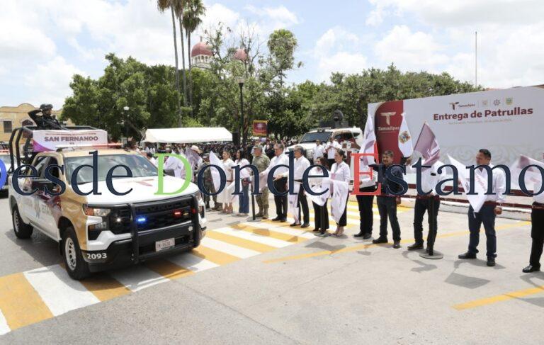 Entrega gobernador Villarreal Anaya 70 patrullas más a la Guardia Estatal