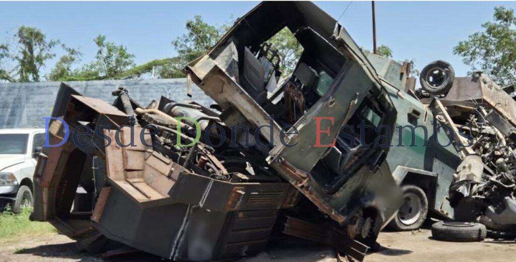 Destruyen 23 “monstruos” a la delincuencia organizada