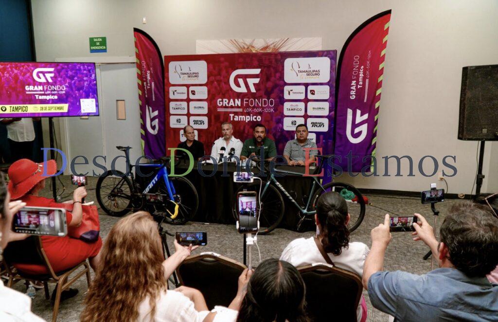 Presentan El Gran Fondo Tampico; el reto ciclista de 40, 60 y 120 km