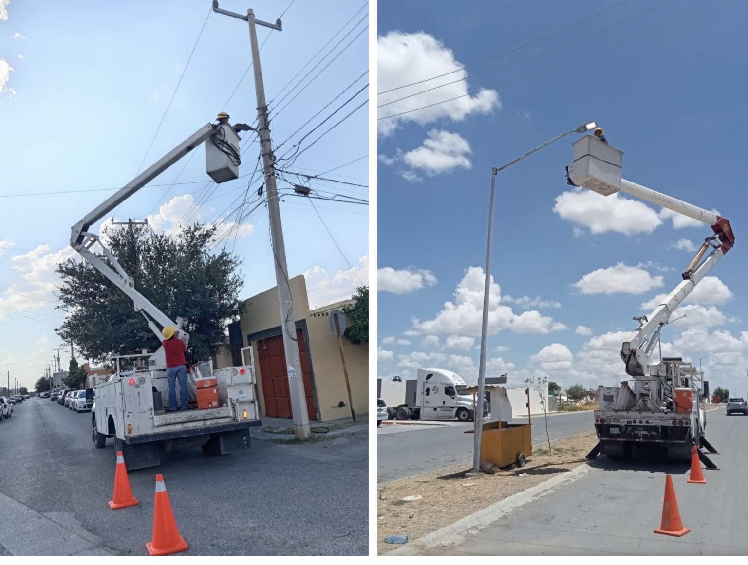 Atiende Municipio de Nuevo Laredo reportes en alumbrado público