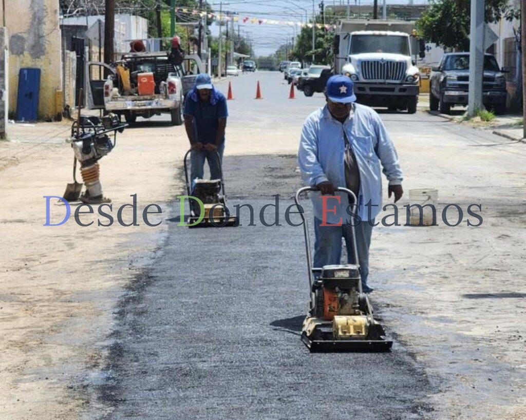 Trabajo continuo para rehabilitar pavimento