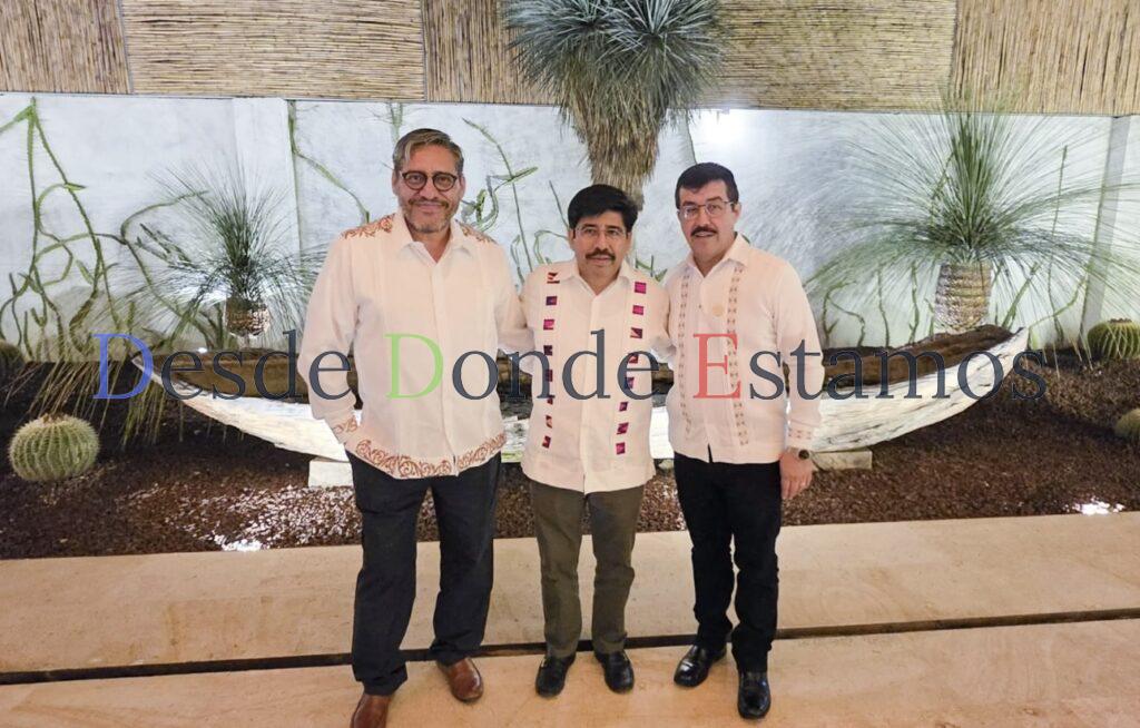 Participa rector en reunión nacional con jurista Hugo Aguilar