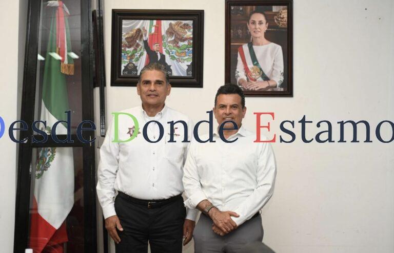 Refirma Gattás colaboración con Secretario de Seguridad