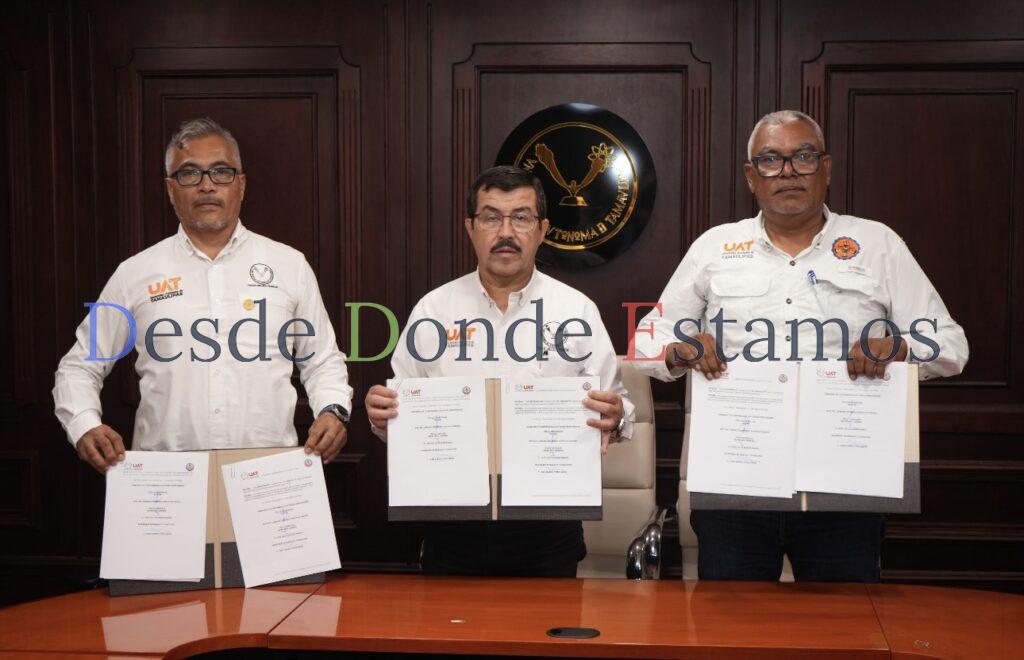 Acuerdan la UAT y el SUTUAT contrato colectivo de trabajo 2025