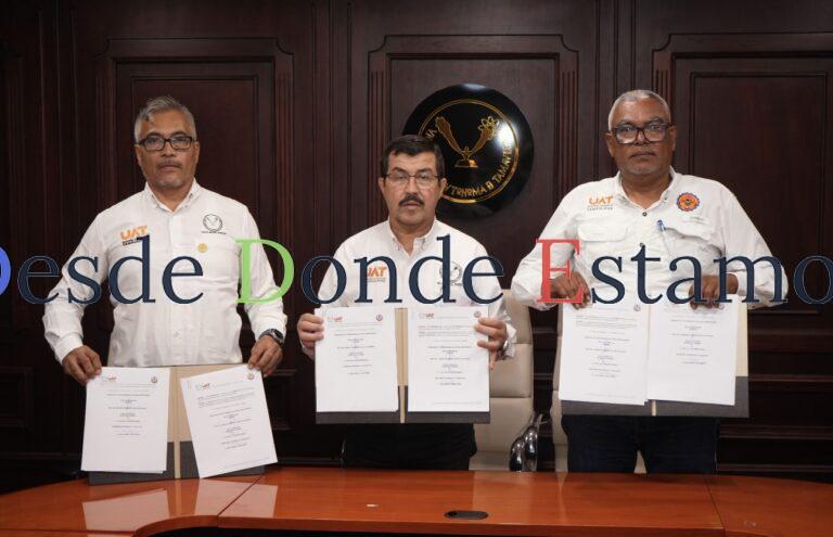 Acuerdan la UAT y el SUTUAT contrato colectivo de trabajo 2025