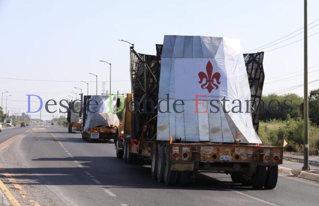 Llega Virgen monumental a El Chorrito