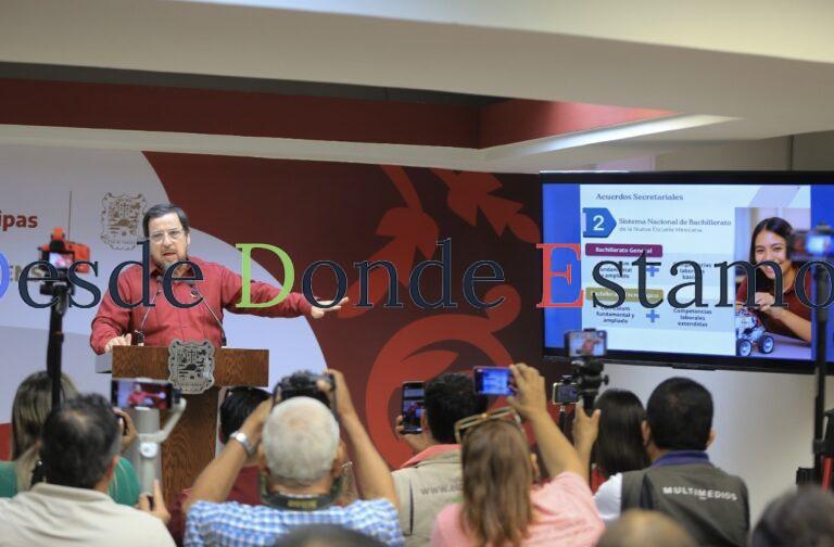 Asegurado lugar en bachillerato para estudiantes en Tamaulipas: SET