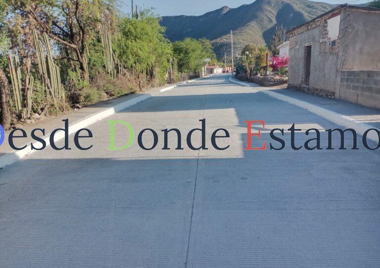 Pavimenta Secretaría de Obras Públicas el altiplano tamaulipeco