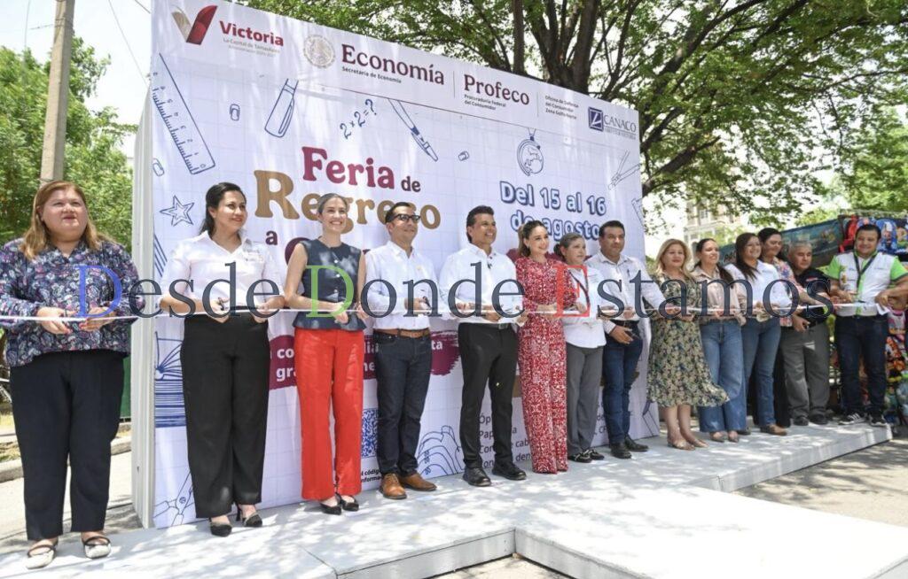 Inaugura Lalo Gattás Feria de Regreso a Clases 2025