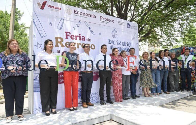 Inaugura Lalo Gattás Feria de Regreso a Clases 2025
