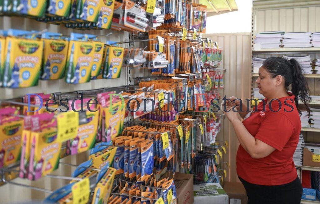 Llegan útiles escolares a la SET