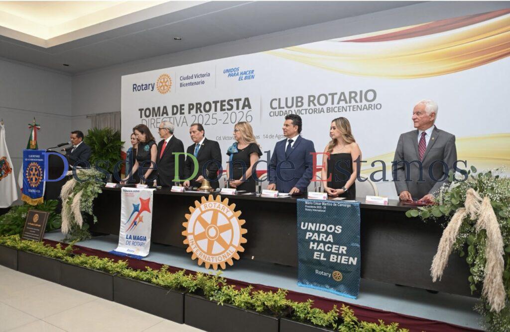 Reconoce Lalo Gattás labor altruista del Club Rotario Bicentenario